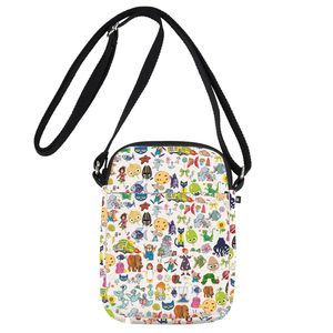 Books Character Crossbody Bag Caterpillar & Rainbow Fish & Elephant & Pgie T_T